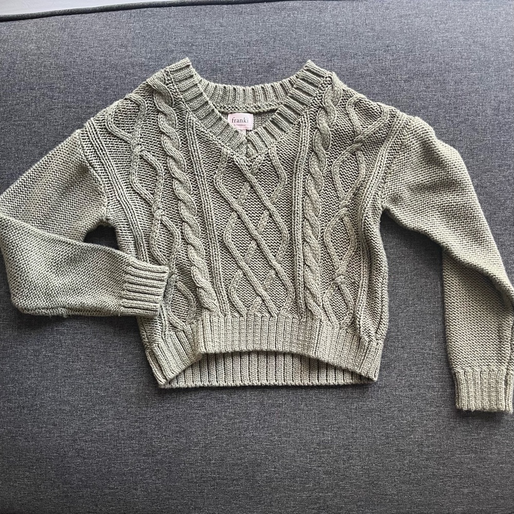 franki Kids Cable Knit Sweater